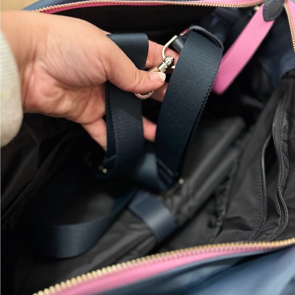 Kate Spade Blue/Pink Nylon Diaper Baby Bag NWOT - Picture 5 of 5